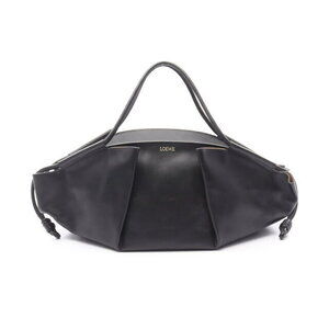 LOEWE PASEO Leather Handbag Black